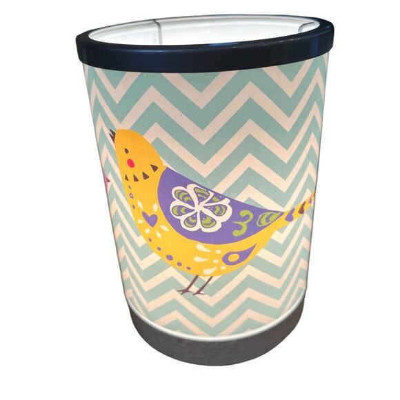 Scentsy Wax Warmer CHEVRONS and SONGBIRDS w/ Cement Base Birds Retired - Picture 2 of 7